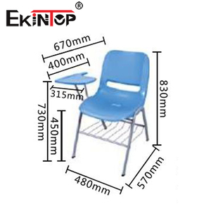 Sillas Plegables para Aula Escolar Ekintop con Brazo para Tableta de Escritura - Product Image 6