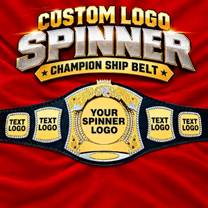 Custom Logo Spinner Championship <b>Belt</b> <b>Gold</b> Plated Adjustable Unisex Martial Arts Equipment - Product Image 1