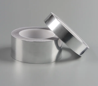 Ruban adhésif en aluminium souple, résistant à la chaleur et imperméable, à adhésif caoutchouc simple face, activé par l'eau, pour la réparation de toitures (vente en gros)