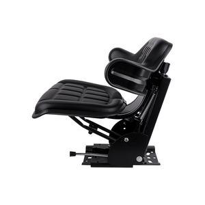 KL Seating PVC Black Agricultural Universal Tractor Cultivator Seat Shock Absorber CE Certified 80mm Suspension Stroke <b>Backrest</b> - Product Image 2