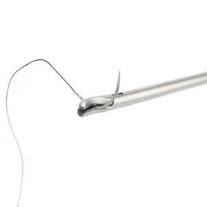 Hot Sales Laparoscopic Instruments Needle Holder Curved Reusable Laparoscopic Needle Holder Gun Type Needle Driver Laparoscopy