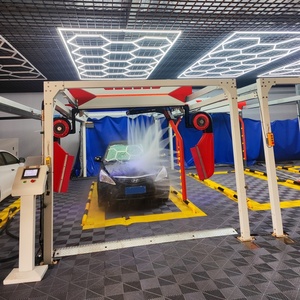 Machine de lavage de voitures automatique sans contact <span class=keywords><strong>à</strong></span> bras unique avec ventilateurs de séchage 15 kW et <span class=keywords><strong>pompe</strong></span> haute pression pour station de lavage de voitures 24h/24 et 7j/7 - Product Image 3