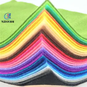 Colorful Diy Polyester Soft Felt 1-5mm Thick Non Woven Felt