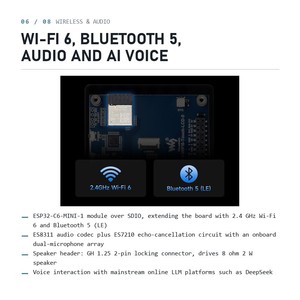 ESP32-P4-WIFI6 Placa de desarrollo con pantalla táctil IPS de 5 pulgadas y 5 puntos, 720×1280, chip de códec de audio integrado, Wi-Fi 6 BLE 5, Xiaozhi AI Deep - Product Image 6