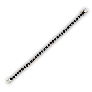 Pulsera de Cadena y Eslabones Chapada en Oro de 18K NERO NEMESIS, Joyería de Lujo Hecha a Mano, Elegancia Oscura y Audaz, Regalo - Product Image 5