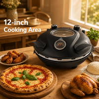 Home Nouveau four à pizza électrique facile à nettoyer avec pièces d'outils Machine à pizza