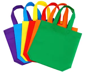 Bolsa de sacola eco amigável personalizada, 100% sacola de compras não tecido