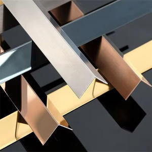 <span class=keywords><strong>Plinthe</strong></span> en céramique de couleur unie de 10 mm d'épaisseur, bordure de <span class=keywords><strong>carrelage</strong></span> en acier inoxydable pour salle de bain - Product Image 3