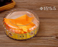 Récipient en forme de citrouille Boîte de rangement des aliments en plastique Thé Ginseng Nid d'oiseau Boîte d'emballage Snack Candy Biscuit Box