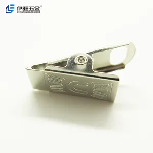 YIWANG Fabrik Metall DIY Binder Büroklammer Kleine Abzeichen Clip Bulldog Verschluss Clips