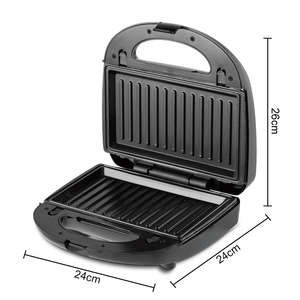 Plancha Eléctrica para Panini 3 en 1 Multifuncional con Placas Desmontables Antiadherentes, Parrilla para Desayunos y Sandwiches - Product Image 3