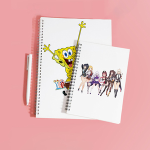 Pengiriman gratis USA Warehouse 30 buah A5 buku catatan jurnal kosong Spiral <span class=keywords><strong>Notebook</strong></span> benang sekrup untuk cetak Pres panas Wang - Product Image 1