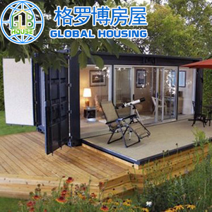 บ้านตู้คอนเทนเนอร์แบบแยกส่วนทำจากเหล็กหรูหราบ้านสำเร็จรูปสำหรับโรงแรมอพาร์ตเมนต์การออกแบบที่ทันสมัย - Product Image 2