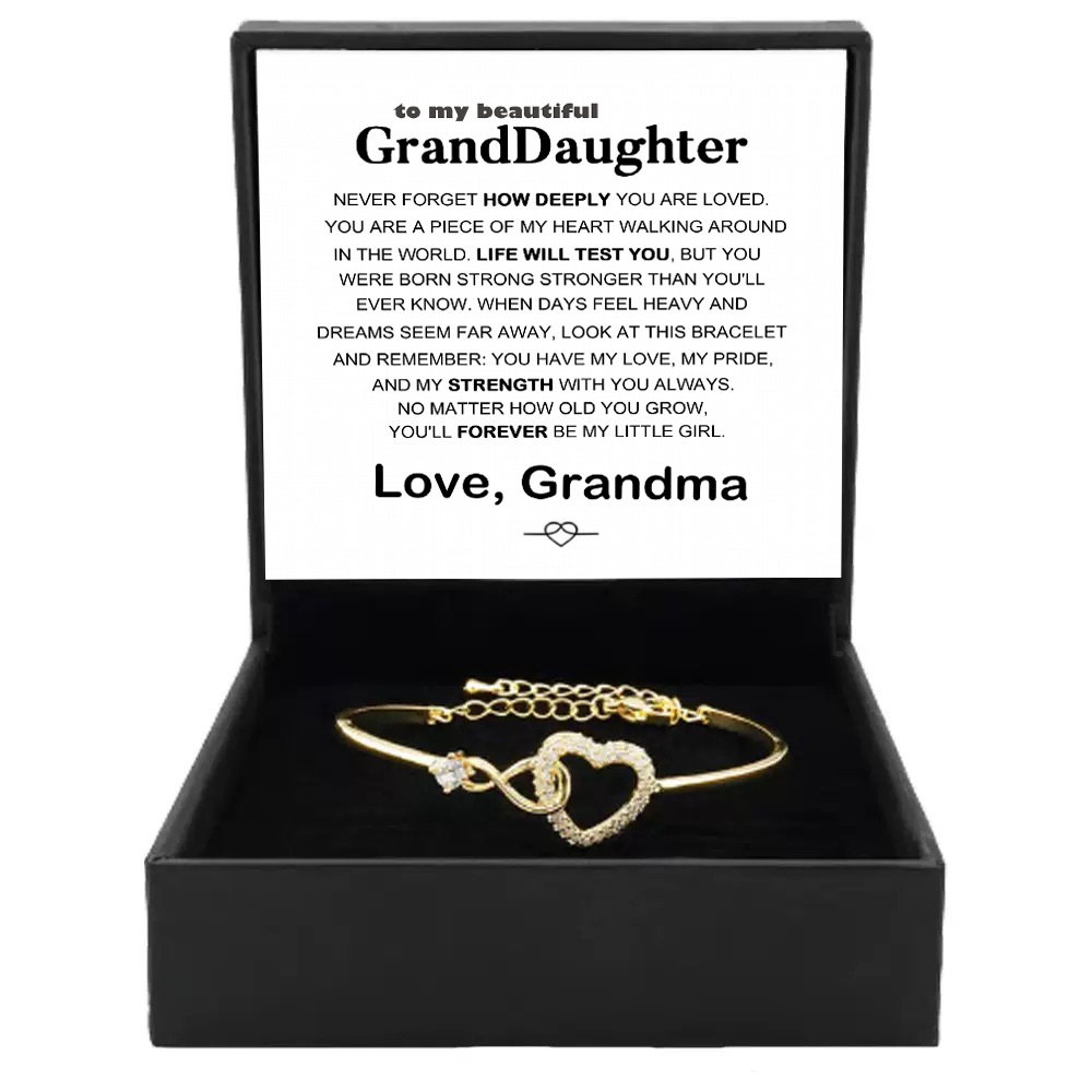 Bracelet (Gold) + B Card Flip Box