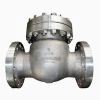 Válvula de bola de hierro fundido con brida industrial API 6D o oblea o válvula de retención de acero inoxidable forjado con oscilación
