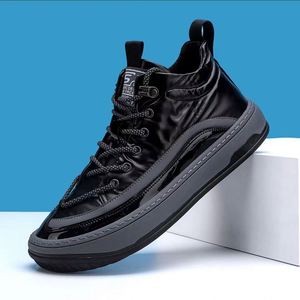 Men's Shoes Autumn and Winter Men's Shoes Sports New Down Cotton Warm Snow <b>Boots</b> Plus Down Padded Down Cloth Shoes - Product Image 4