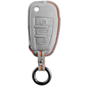 Cover per Chiave Auto Antigraffio con Portachiavi per <span class=keywords><strong>AUDI</strong></span> <span class=keywords><strong>Q3</strong></span> Q5 Q7 A3 <span class=keywords><strong>Accessori</strong></span> Interni - Product Image 6