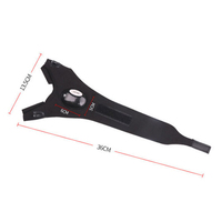 Gants de sécurité légers et imperméables sans doigts, coupe-vent, avec lampe LED intégrée, pour activités de plein air et pêche