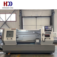 Tour à métaux CNC à lit plat HONGDA Chine, machine suisse de bureau, tour CNC CK6136 CK6140 CK6150