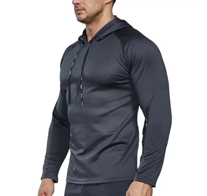 Men Fall Winter Long Sleeve O-Neck Sport Wear Thermal Fitness Activewear TShirt Sports Gym Training Wear Running Shirts
