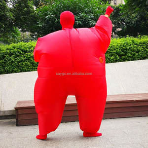 सरल डिजाइन विभिन्न डिजाइनों का स्वागत है हेलोलीन कोप्ले सूट inflatable pvc वसा पोशाक वयस्कों के लिए inflatable chub वेशभूषा - Product Image 5