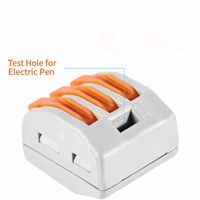 Assortiment de connecteurs à levier pour fils 28-12 AWG, kit de borniers isolés à raccordement rapide pour câblage électrique domestique