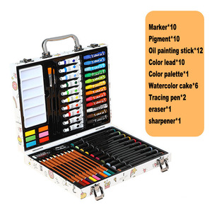 Ensemble de <span class=keywords><strong>dessin</strong></span> d'art en carton haute densité de 66 pièces kit de peinture colorée avec marqueurs d'artiste <span class=keywords><strong>pour</strong></span> enfants adolescents - Product Image 3