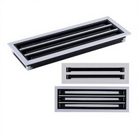 Vente directe usine – Grilles d'aération de type griffe personnalisées, grille de retour d'air étendue en ABS, cadre ultra-fin, minimaliste, simple