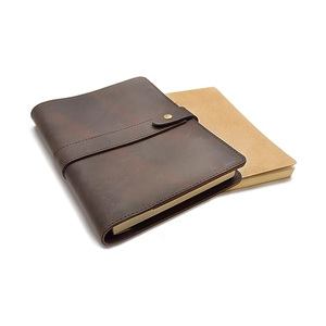 Carnet en cuir souple rétro pour affaires, journal personnalisé, haute qualité, A5, ligné, vierge, carnet de voyage, journal d'écriture - Product Image 1