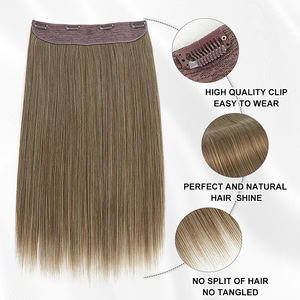 जूलियाना कनाकेलोन थोक 22 इंच 150 ग्राम मोटी एक टुकड़ा पैकेट सीधे बालों के एक्सटेंशन गर्मी प्रतिरोधी में सिंथेटिक 4 क्लिप - Product Image 4