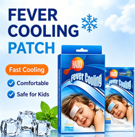 Patch de gel rafraîchissant pour la réduction de la fièvre et le soulagement de la douleur, patch hydrogel pour adultes et enfants, soulagement des maux de tête, des douleurs musculaires et articulaires, coussin rafraîchissant
