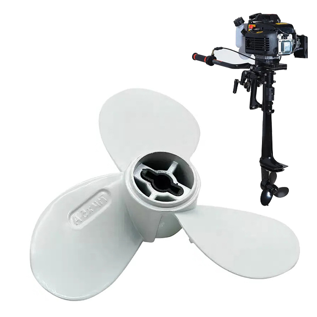 Hangkai 4 Stroke 4hp Outboard Boat Motor Spare Parts Aluminum Propeller
