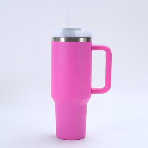 Phù hợp trong cốc chủ 40 oz chai nước với xử lý rơm tái sử dụng cách điện bằng thép không gỉ cốc 40 oz - Product Image 5