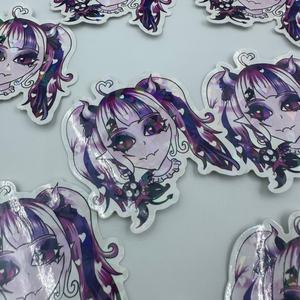 สติกเกอร์กันน้ำลายการ์ตูนน่ารัก ขนาด 65x65 มม. แห้งเร็ว ทนทานต่อการติด  ลายแก้วน้ำ แฮมเบอร์เกอร์ พายแอปเปิ้ล มะเขือเทศ ส้ม ผัก  สั่งซื้อขั้นต่ำน้อย - Product Image 4