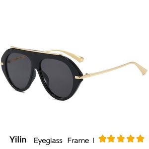 Nouvelle Arrivée 2026 – Lunettes de Soleil Pilote Surdimensionnées en Forme de Grenouille, Protection UV400, Style Rétro Chic Années <span class=keywords><strong>70</strong></span> pour la Conduite - Product Image 5