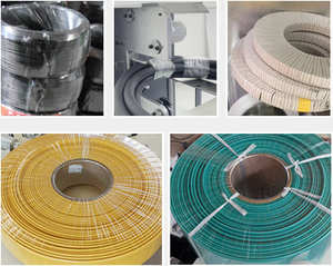 Machine d'emballage de film semi-automatique horizontale avec contrôle intelligent pour système de fixation de tuyaux et de câbles - Product Image 3