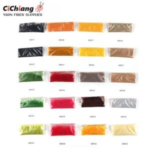 Flocage en poudre 100% Nylon 66 teint à motifs, fibre 1.5d*0.6mm, pour boîtes à bijoux, jouets, ignifuge, écologique, brillant - Product Image 4