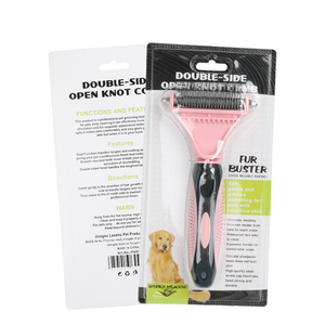Spazzola <span class=keywords><strong>per</strong></span> il Bagno dei <span class=keywords><strong>Cani</strong></span> in Acciaio Inossidabile, Ecologica, a Doppia Faccia, Pettine Scioglinodi, Strumento <span class=keywords><strong>per</strong></span> la Toelettatura e la Rimozione del Pelo - Product Image 3