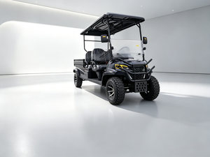 Carrito de Golf Eléctrico Todoterreno 4x4 con Plataforma de Carga para Trabajo en Granjas de Montaña y Caminos No Públicos - Product Image 2