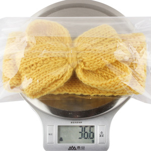 Diadema con lazo <span class=keywords><strong>para</strong></span> recién nacido, gancho de ganchillo <span class=keywords><strong>para</strong></span> bebé, accesorios <span class=keywords><strong>para</strong></span> el cabello de moda, diadema con nudo superior de invierno <span class=keywords><strong>para</strong></span> niños, <span class=keywords><strong>turbante</strong></span> con lazo cálido - Product Image 6