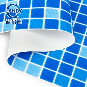 Landy 18x33 PVC 1,5 mm d'épaisseur, revêtement de <span class=keywords><strong>piscine</strong></span> antidérapant à billes, anti-chlore, écologique pour piscines <span class=keywords><strong>hors</strong></span> <span class=keywords><strong>sol</strong></span> - Product Image 2