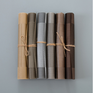 Tovagliette di nozze variopinte del pvc dell'oro della stuoia della tabella del ristorante dell'attrezzatura dell'hotel - Product Image 5