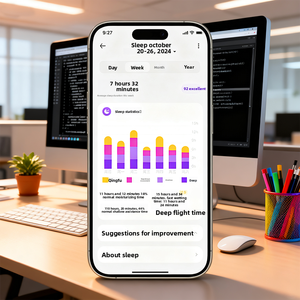 تطبيق IOS لتطوير حلقة ذكية قابلة للتخصيص مقاوم للأجهزة تسليم لمدة 30 يومًا للأوكسجين ومعدل ضربات القلب في الوقت الفعلي - Product Image 3