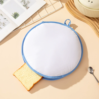 Sac isotherme pliable Nuoxin de haute qualité, rond, 12 pouces, en tissu doux, pour garder les tortillas au chaud