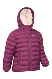 Veste matelassée pliable pour enfants, mode d'hiver pour l'extérieur, avec fermeture éclair et capuche pour filles - Product Image 4