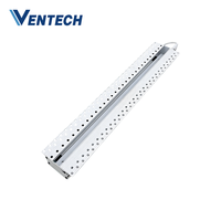 Diffuseur linéaire invisible Ventech, diffuseur d'air linéaire caché en aluminium avec éclairage