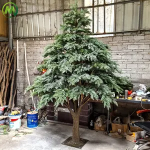 High Quality Outdoor Indoor Artificial Plastic Cypress Tree Pine Plants Tree Topiary Artificial Cedar Tree For Decoration