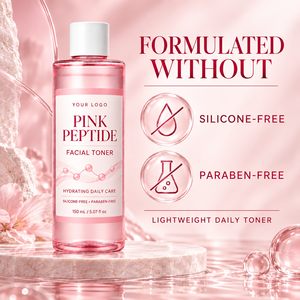โทนเนอร์หน้าใสสูตรกุหลาบเกาหลี PDRN ไนอะซินาไมด์ เปปไทด์ สีชมพู สำหรับผิวกระจ่างใส ชุ่มชื้น และต่อต้านริ้วรอย - Product Image 5