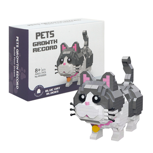 Juego de construcción de microbloques personalizados de fábrica para niños, Juguetes Educativos de partículas pequeñas, Mini bloques de construcción de ladrillos - Product Image 3