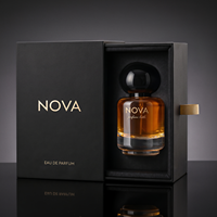 Flacon pulvérisateur de parfum 30 ml en verre transparent carré avec base épaisse, logo personnalisé, boîte, fabricant OEM ODM avec diffuseur à bâtonnets